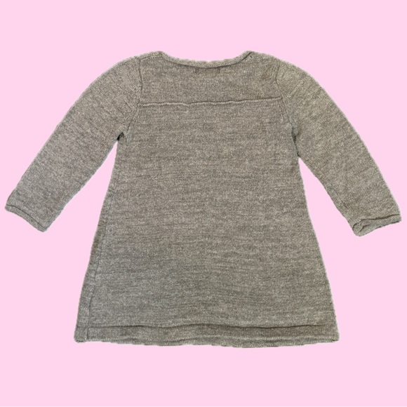 Old Navy 2T Long sleeved Gray Dress with Pockets! - Picture 2 of 7